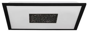 Eglo Marmorata Μοντέρνα Μεταλλική Πλαφονιέρα Οροφής με Ενσωματωμένο LED σε Μαύρο χρώμα 44.5cm 900559