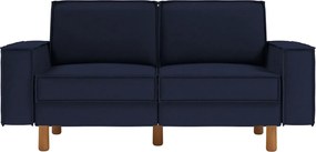 2-Seat Sofa Sparrow 2 - Night Blue, Walnut Night Blue
Walnut
