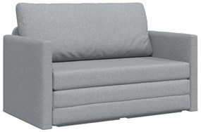 vidaXL Κρεβάτι καναπές 110cm Ανοιχτό γκρι ύφασμα
