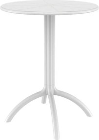 OCTOPUS Φ60Χ75εκ. WHITE ΤΡΑΠΕΖΙ ΠΟΛ/ΝΙΟΥ