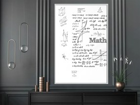 Αφίσα - Math Formulas - 40x60 - Χρυσό - Χωρίς πασπαρτού