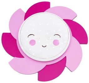 Παιδικό Φωτιστικό Τοίχου LED Ροζ Ήλιος Sun Siri Starlight Smile 137437 Elobra-137437-Ροζ 137437