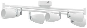 vidaXL Φωτιστικό Οροφής 6 Way Adjustable White GU10