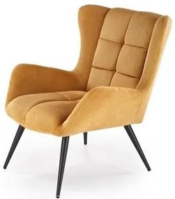 BYRON leisure chair, mustard