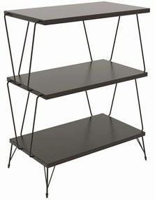 Τραπεζάκι Βοηθητικό Lazandos 854KLN4319 46x30x76cm Anthracite-Black