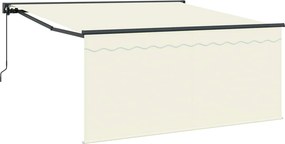 vidaXL Σκηνίτσα Αναδιπλούμενη Κρεμ 300 x 250 εκ