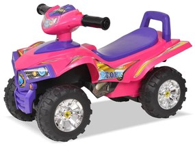 Γουρούνα ATV Παιδική Ηλεκτροκίνητη με Ήχο και Φως Ροζ / Μοβ - Πολύχρωμο