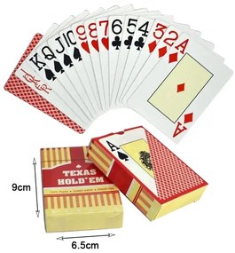 Texas Hold&#039; Em Τράπουλα - Poker Plastic Playing Cards