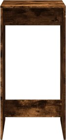 vidaXL Τραπέζι Μπαρ Καπνιστή Δρυς 51x50x103,5 εκ. Επεξ. Ξύλο