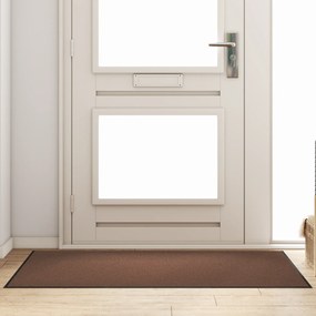vidaXL Καφέ Ορθογώνιο Πατάκι Δαπέδου 90x150 εκ
