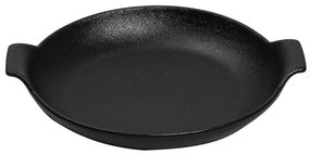 LAVA ΣΑΓΑΝΑΚΙ ΣΤΡΟΓΓ. STONEWARE ΜΑΥΡΟ 24χ21χ6ΕΚ. - ESPIEL - NOL113K2