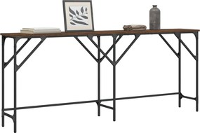 vidaXL Τραπέζι Κονσόλα Καφέ Δρυς 180x29x75 εκ. Επεξεργασμένο Ξύλο