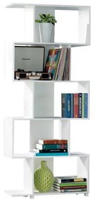 Βιβλιοθήκη-Ραφιέρα ROSS 70x23x175cm Άσπρη