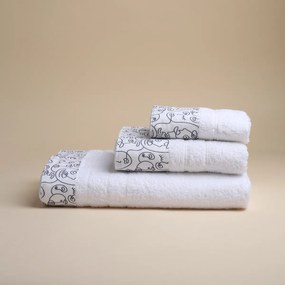 Πετσέτα Σώματος (70x140) White Fabric Art White 500gsm