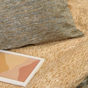 Σεντόνια Διπλά (Σετ) Melinen Casual Line Rafaelo Beige