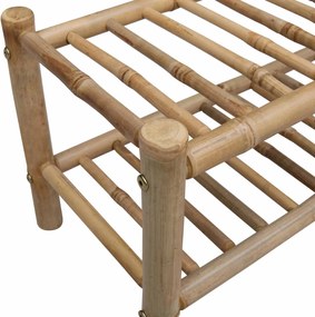 vidaXL Ράφι Παπουτσιών με ράφι Φυσικό 68 x 28 x 30 εκ Μπαμπού
