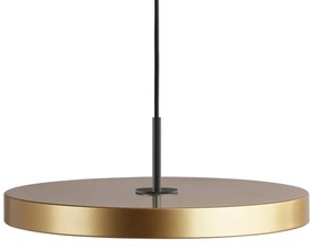 Φωτιστικό Οροφής Asteria Medium Black 2184C4173 Φ43x4cm Led 1300lm 16W 3000k Brass Umage