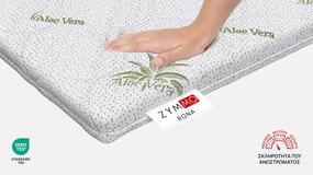Ανώστρωμα Zymmo, Rona, 82x190x6, Μέτριο προς μαλακό