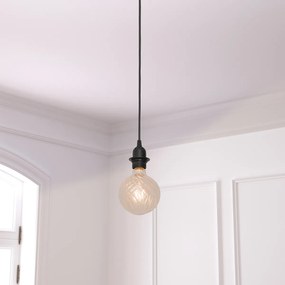 Ανάρτηση Φωτιστικού Οροφής A-S Noe Black 202643B