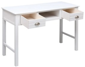 vidaXL Γραφείο Λευκό 110 x 45 x 76 εκ. Ξύλινο