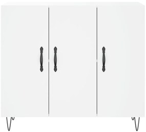 vidaXL Μπουφές Λευκός 90 x 34 x 80 εκ. από Επεξεργασμένο Ξύλο