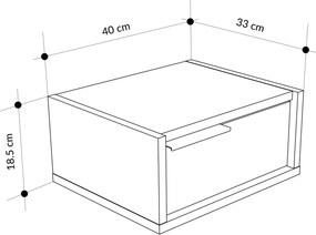 Κομοδίνο Ψαμμίτης CUSAZE 40x30x18.8