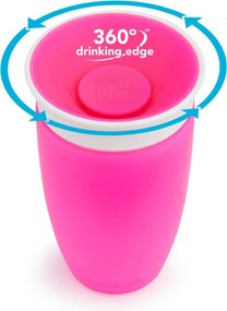 Ποτήρι Εκπαιδευτικό 296ml Munchkin Miracle Sippy Cup Pink
