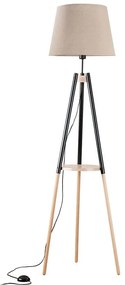 Φωτιστικό Δαπέδου Vaio 5185 1xΕ27 15W 49x156cm Natural TK Lighting