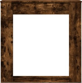 vidaXL Πλαίσιο Τζακιού Καπνιστή Δρυς 100x20x100 εκ. από Επεξ. Ξύλο
