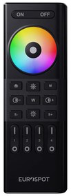 EuroSpot RF 2.4GHz 4Ζωνο Μαύρο Τηλεχειριστήριο RGB+CCT Ταινίας-Led - EuroSpot Led