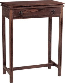 CONSOLE Κονσόλα 1 Συρτάρι Ξύλο Sheesham Καρυδί   1τμχ