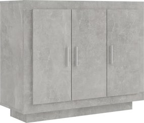 vidaXL Ντουλάπι Γκρι Σκυροδέματος 92 x 35 x 75 εκ. Επεξεργασμένο Ξύλο