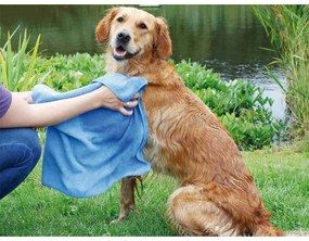 Πετσέτα Mικροϊνών Trixie Μπλε 50 × 60 cm