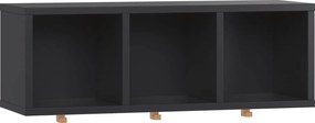 Ράφι τοίχου Simple με γαντζάκια-Μαύρο - 35.00Χ30.00Χ90.00cm