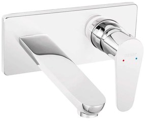 Μπαταρία Νιπτήρος Εντοιχισμού Algeo BAG3PA18 Chrome Ferro Metal