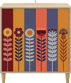 vidaXL Πλαϊνό γραφείο ESSEN Sonoma 69 x 33 x 75 εκ. Επεξεργασμένο Ξύλο