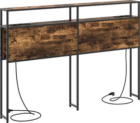 vidaXL Κεφαλάρι Αποθήκης με αποθήκευση Καπνιστή δρυς