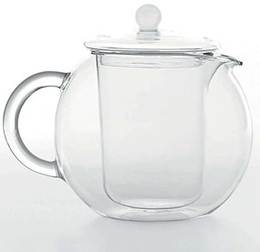 Τσαγιέρα Bilia BA01701 550ml White-Clear Zafferano Glass