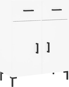 vidaXL Ντουλάπι Λευκό 69,5x34x180 εκ. από Επεξεργασμένο Ξύλο