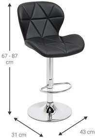 Σκαμπό μπαρ Vanera-Anthraki