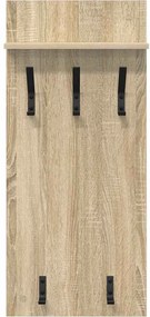 vidaXL Τοίχου Κρεμάστρα Δρύς Sonoma 40 x 10 x 90 εκ.