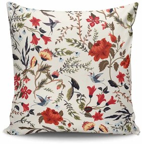 Μαξιλάρι Διακοσμητικό (Με Γέμιση) NKRLNT053 Multi Aberto Design 43X43 Cotton-Polyester