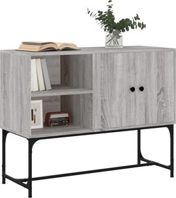 vidaXL Ντουλάπι Γκρι Sonoma 100x40x79,5 εκ. από Επεξεργασμένο Ξύλο