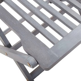 vidaXL Καρέκλες Εξ. Χώρου Πτυσσόμενες 6 τεμ. Ξύλο Ακακίας &amp; Μαξιλάρια