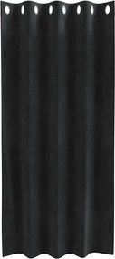 vidaXL Κουρτίνες συσκότισης 2 pcs Μαύρο 140 x 175 cm Βελούδο