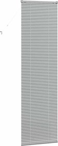 vidaXL Βενετσιάνικες Ρόδες Ασημί 220 x 60 εκ Αλουμίνιο
