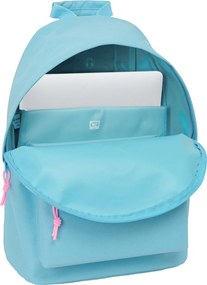 Σχολική Τσάντα Benetton benetton basics Celeste 31 x 41 x 16 cm