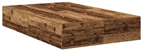 vidaXL Σκελετός Κρεβατιού Παλαιό ξύλο 200 x 120 x 31.5 εκ.