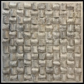 Painting S Line 120 x120 Πίνακας3D τεχνοτροπία με ύφασμα S4107-0M