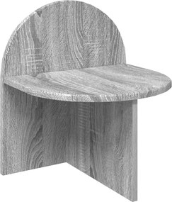 vidaXL Κομοδίνο Γκρι Σονομά 40 x 35,5 x 45,5 εκ.